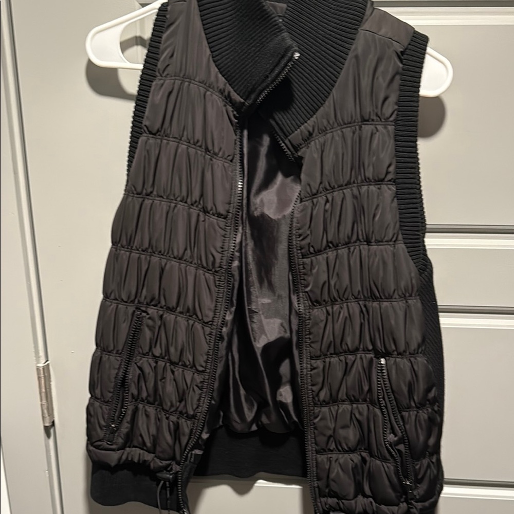 Black Quilted Women's Vest